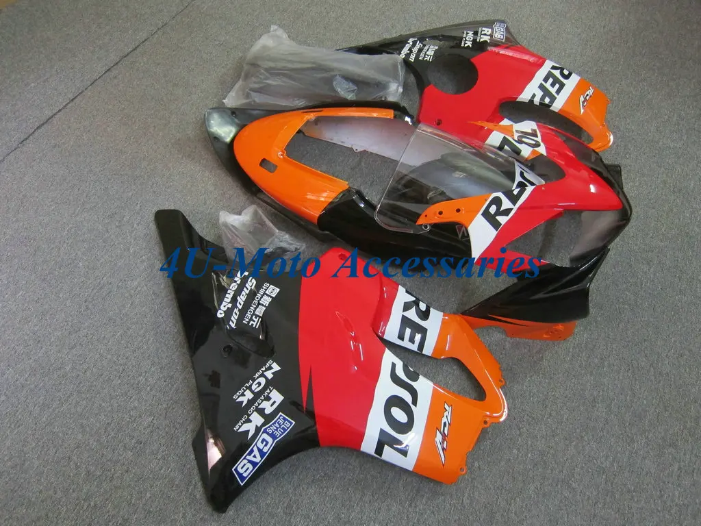 Комплект обтекателей для HONDA CBR600F4I 2004 2005 2006 2007 CBR600 F4I 04 05 06 07 инъекция REPSOL Красный