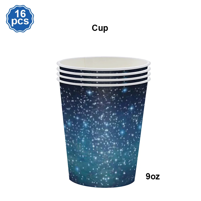 

Космическая тематика бумажные тарелки и салфетки