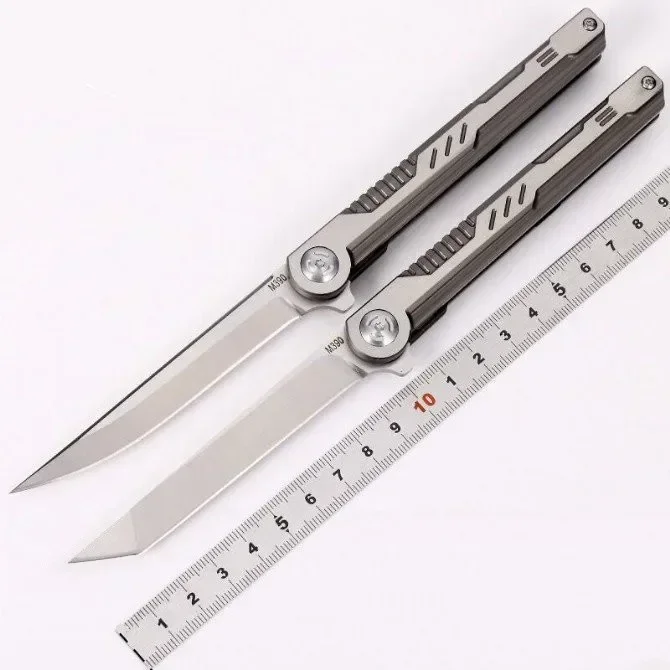 Карманный складной нож Mec Dragon Shadow M390 Blade TC4 ручка из титанового сплава тактический