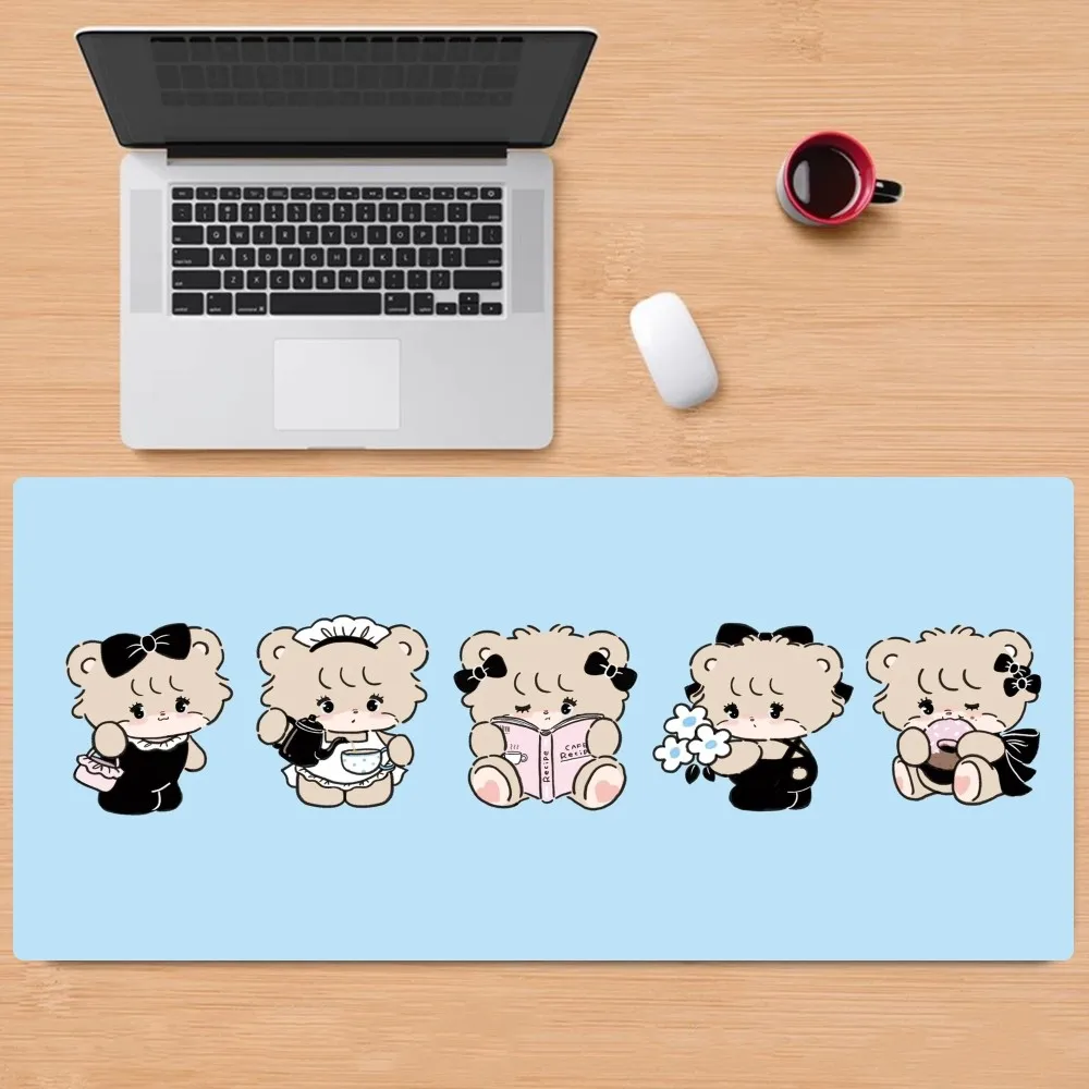 Симпатичный коврик для мыши Mikko нескользящий утолщенный большой письма офиса