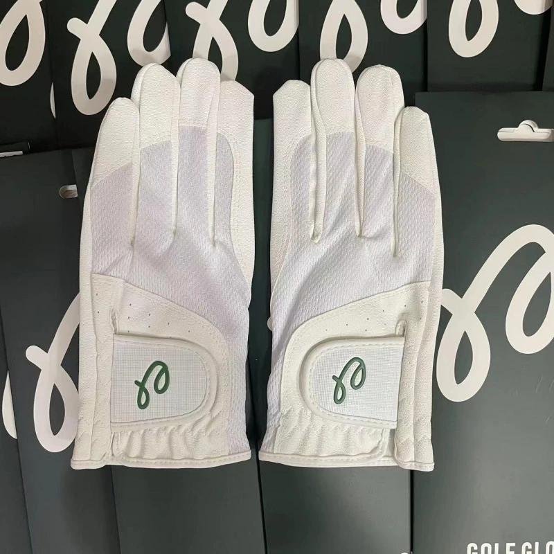 [Korea] M Golf Gloves Women's Leather Wear-resistant Sports Comfortable Fashion Golf Ball Gloves Non-slip Breathable# M01