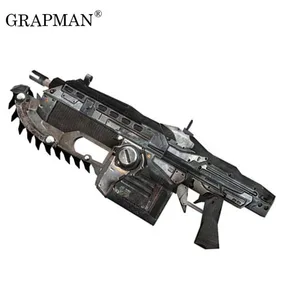 Военная машина, кавалерия, цепная пила, бумажная модель оружия, 3D Трехмерная ручная работа, рисунки, военная игрушка