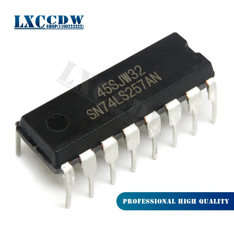 

10Pcs SN74LS257AN DIP-16 SN74LS257BN DIP 74LS257 DIP-16 HD74LS257P SN74LS257N DM74LS257BN