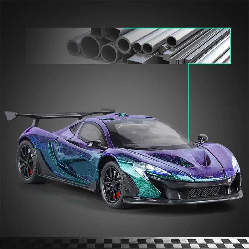 1/24 P1 GTR модель спортивного автомобиля из сплава литье под давлением