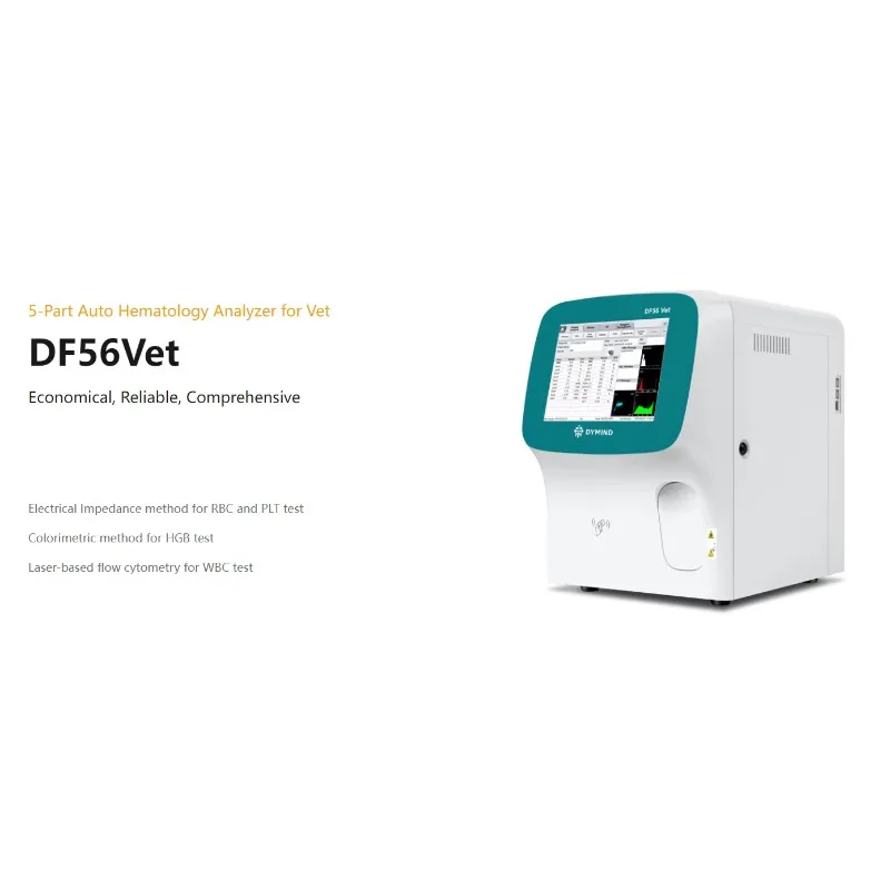 Фото Ветеринарный гематологический анализатор DYMIND DF56vet автоматический 5-компонентный для определения показателей крови (CBC) №5