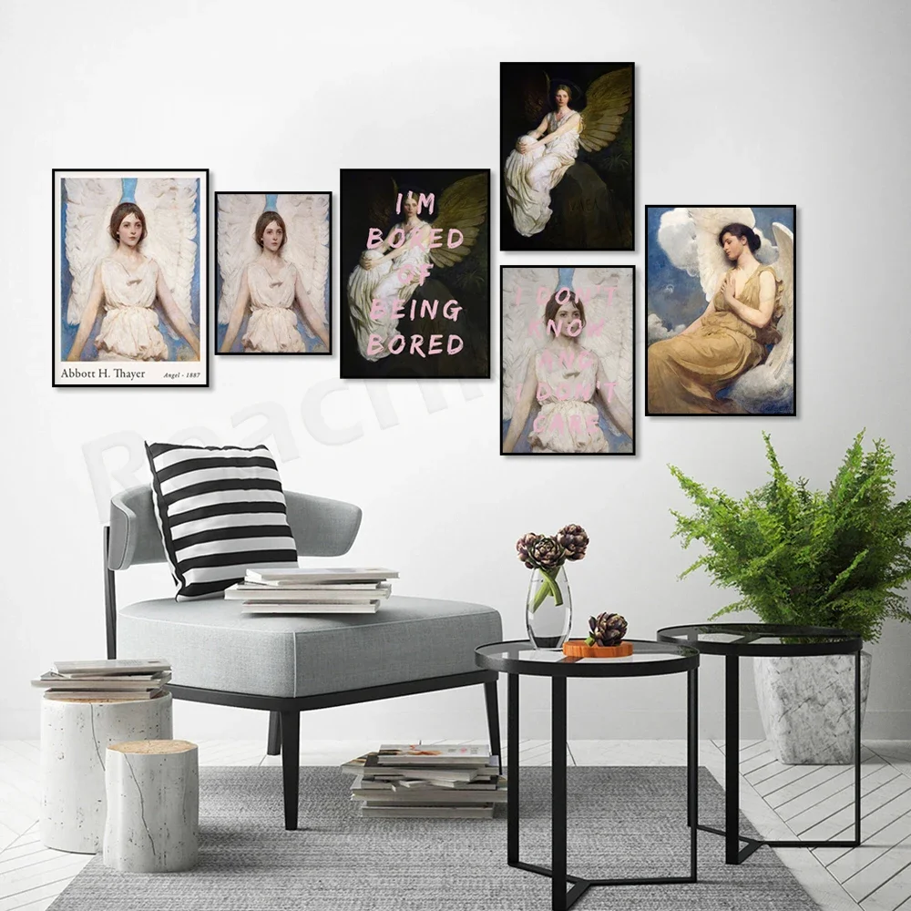 Антикварные художественные принты Американский художник Выставочный постер