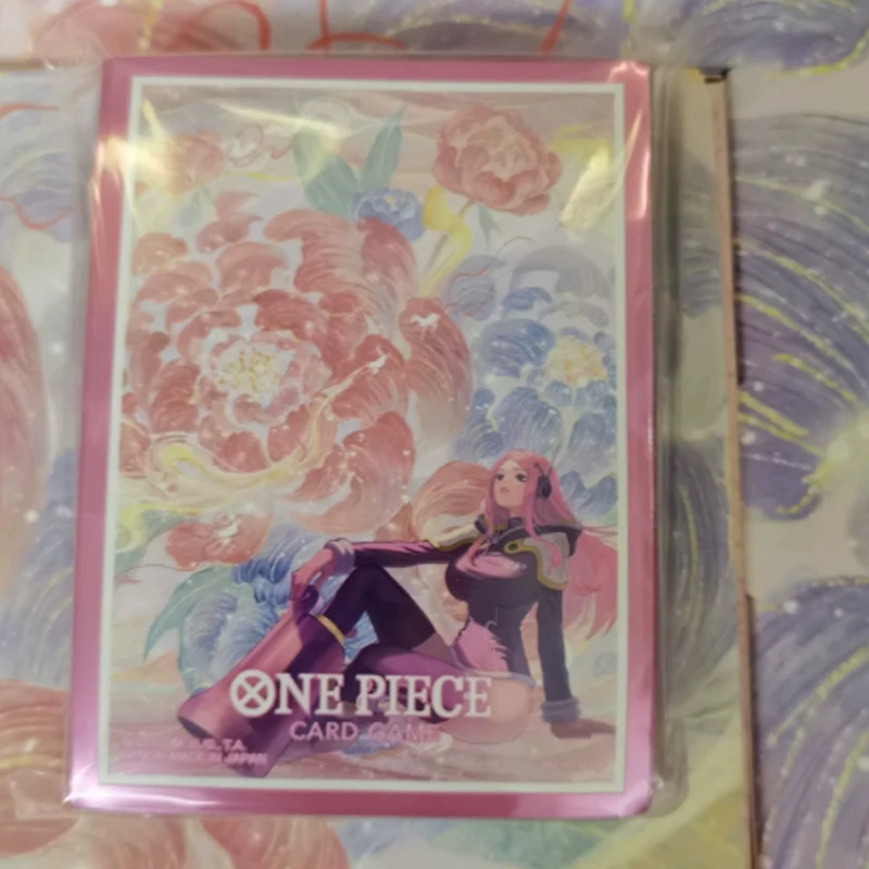 Фото Новый горячий подарочный набор One Piece TCG к 3-летнему юбилею: лимитированная серия протекторов для карт (70 шт., 66x92 мм), официальный аниме-подарок от Bandai №2