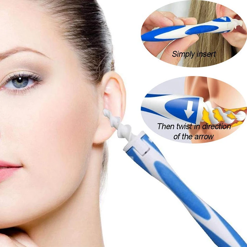 

Ear Wax Removal with 16 Tips Spiral Smart Ear Care Clean Earpick Wax Remover Curette Ear Cleaner Spoon Plugs Spirals Care Tools