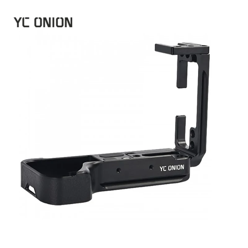 YC Onion Sony A7S3 Camera Quick Release Bracket Grip L-Bracket with Cold Shoe Camera L Plate Camera Accessory Removable
