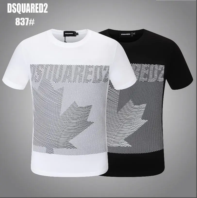 

DSQUARED2 Cotton Letter Print Men's T-shirt Clothing 837#