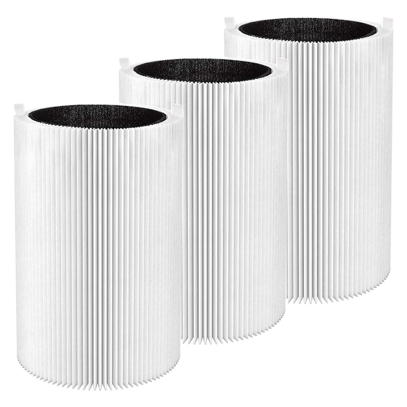 

Top Deals 3 Pack Pure 411 Replacement Filter Particle And Activated Carbon For Blueair Blue Pure 411, 411+ & Mini Air Purifiers