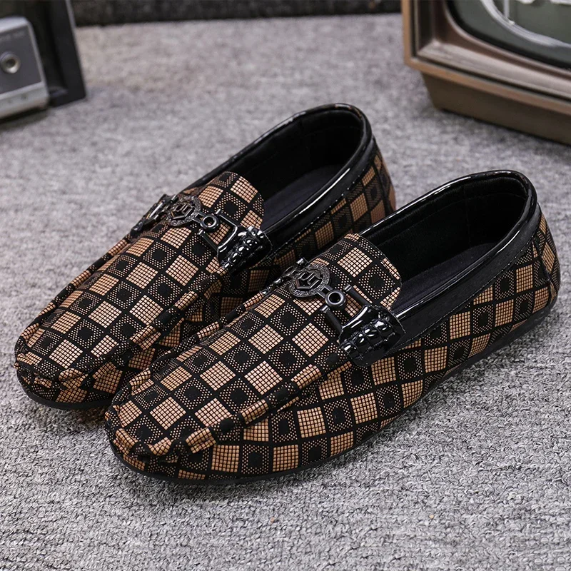 Мужские лоферы роскошные повседневные мокасины из искусственной кожи для мужчин