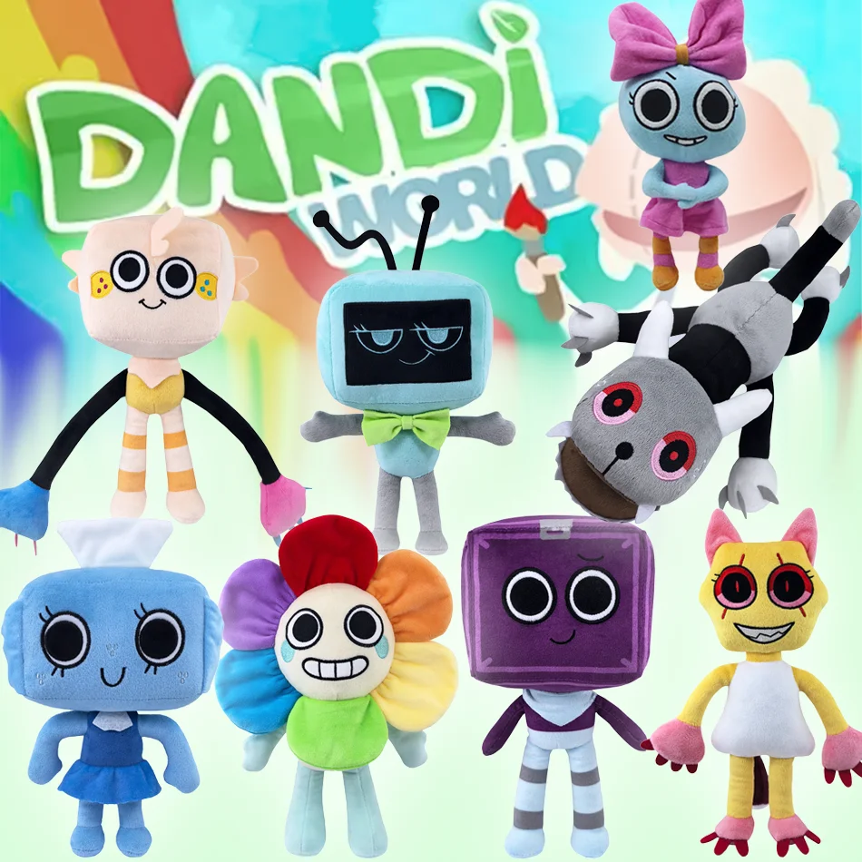 Dandy's World плюшевая Милая Dandy игрушка для ужасов Goob Pebble Plushie мягкая подушка кукла