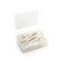 50pcs toothpicks dental floss picks teeth stick tooth clean oral care flossing family pack safe flossing sticks random color