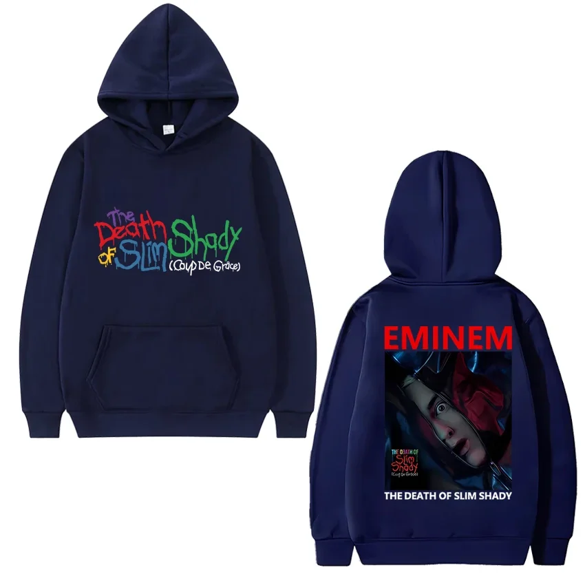 Лидер продаж 2024 года толстовка Eminem с принтом альбома Death of Slim мужская и женская