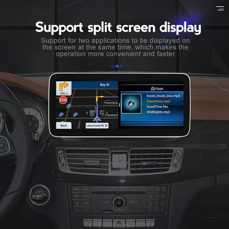 Автомобильный радиоприемник на Android 12 BT Carplay для Benz CLS Class W218 CLS260 CLS320 CLS350 CLS400 CLS500