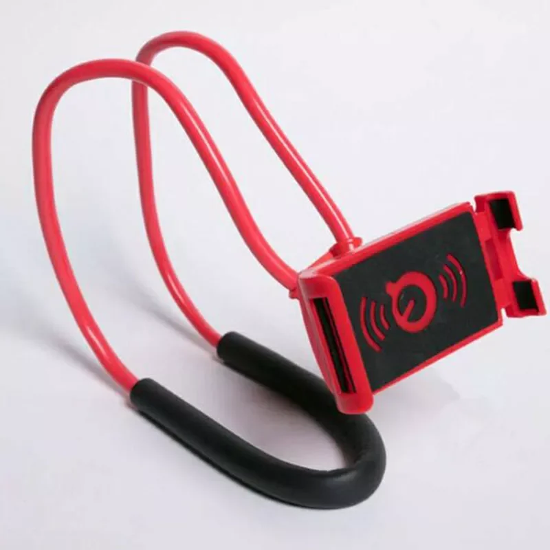 

2018 HOT New Universal Lazy Neck Hanging Holder Mobile Phone Holder Clip Tablet Pad Neck Stand Support Snake-like Flexible