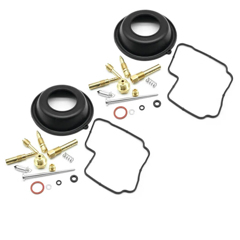 

2 set for Honda CB-1 CB400F 1989-1991 NC27 carb carburetor repair kit with seals and vacuum diaphragm rebuild parts motorcycle