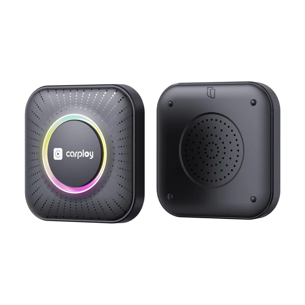 Фото P8764 Портативная Android 13 CarPlay Box Беспроводная Android Auto и CarPlay Автомобильный USB-адаптер Plug and Play Смарт-бокс с голосовой активацией