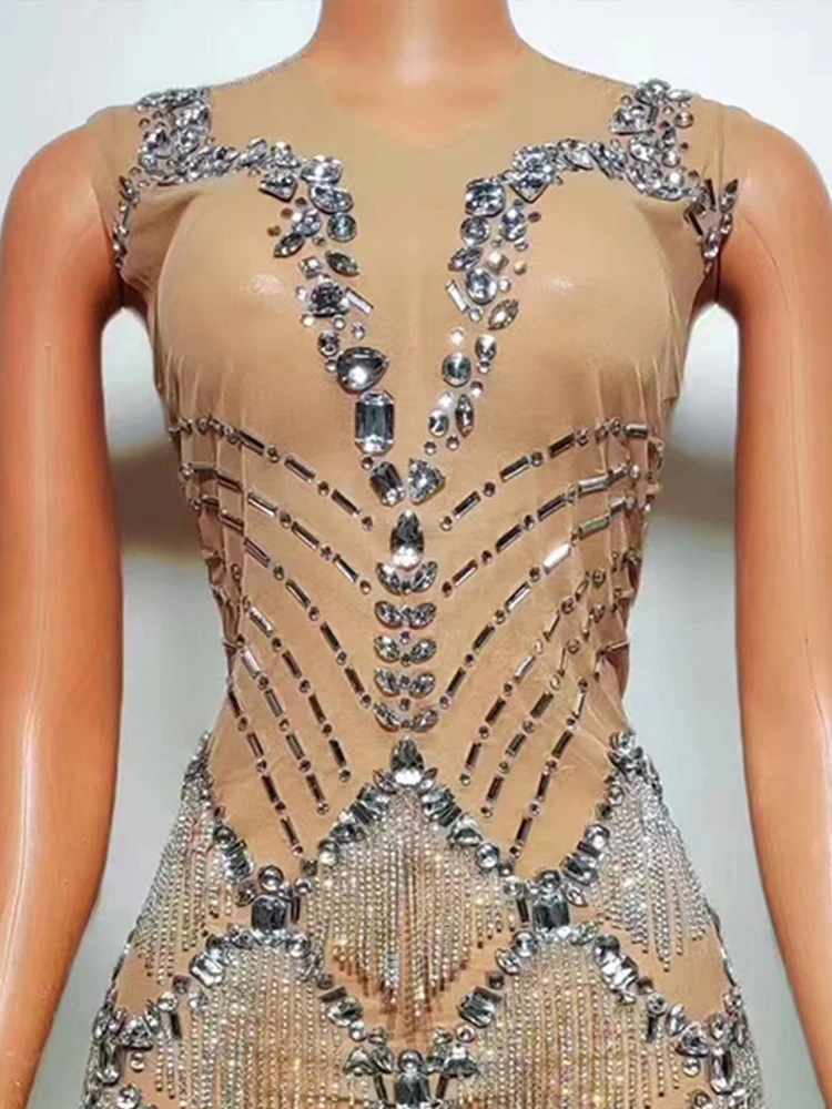 Высококачественное популярное соблазнительное платье с кисточками и