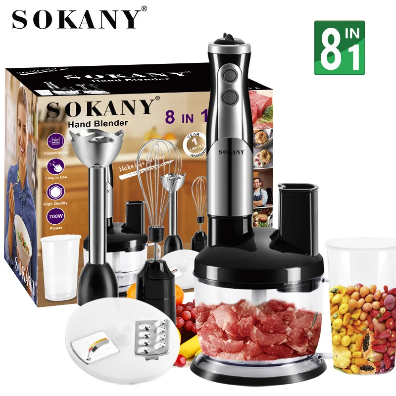 Immersion Blender, Electric Hand Blender 1000 Watt, Handheld