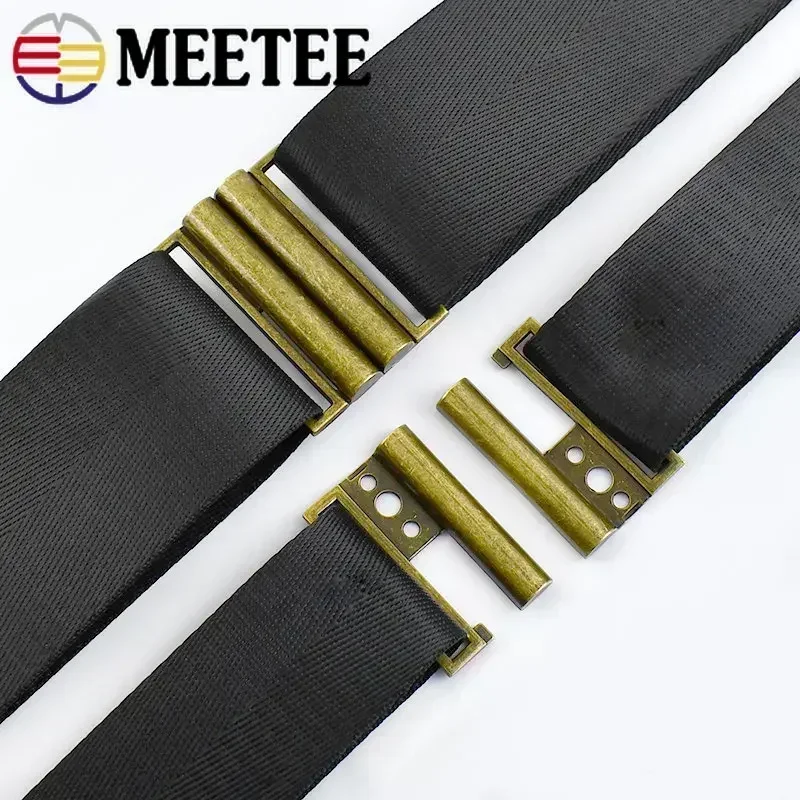 2 шт. Meetee 30-80 мм металлическая пряжка для ремня пальто женский пояс регулятор