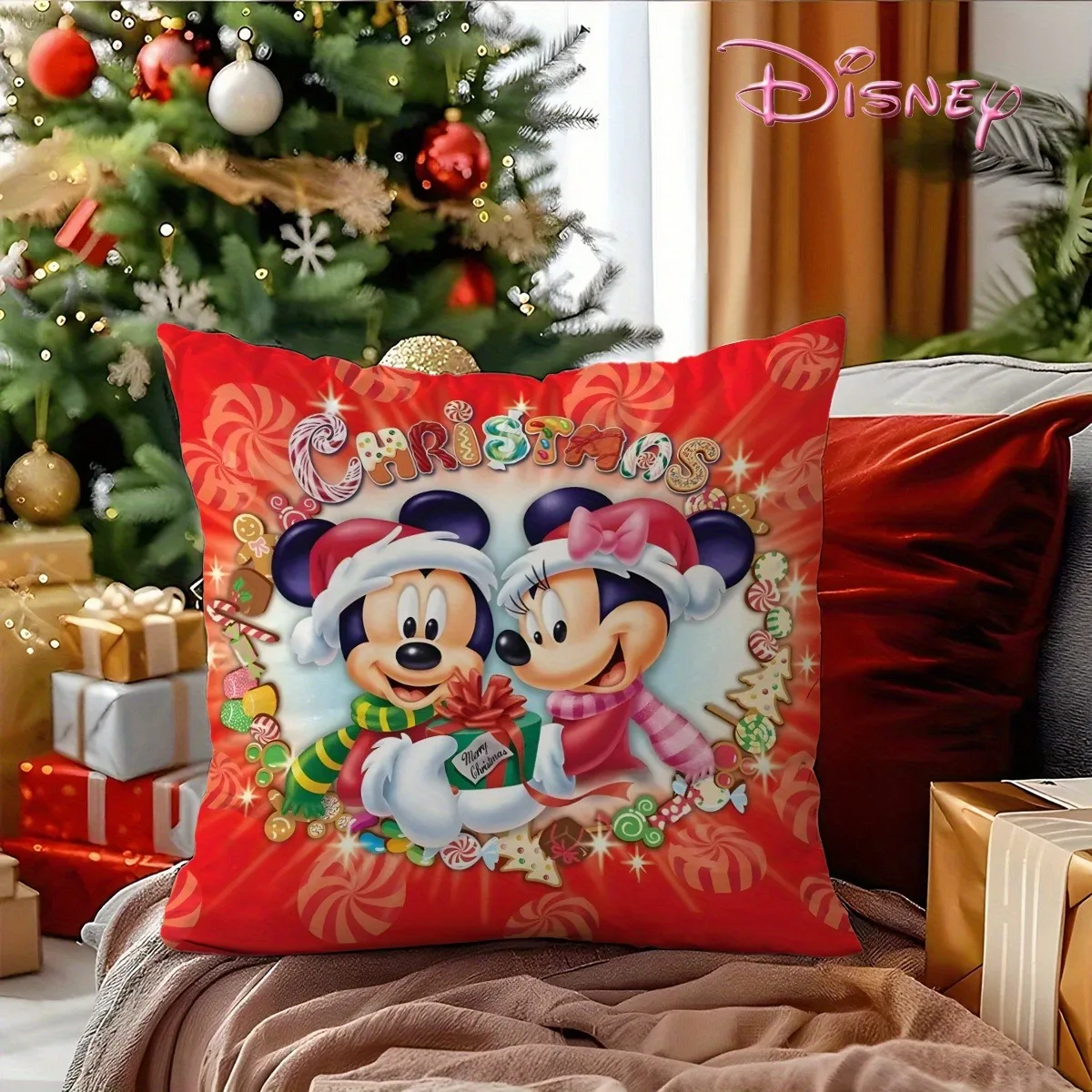Наволочка MINISO Рождественский карнавал с Микки и Минни Диснея рафаэль монтес карнавал смерти
