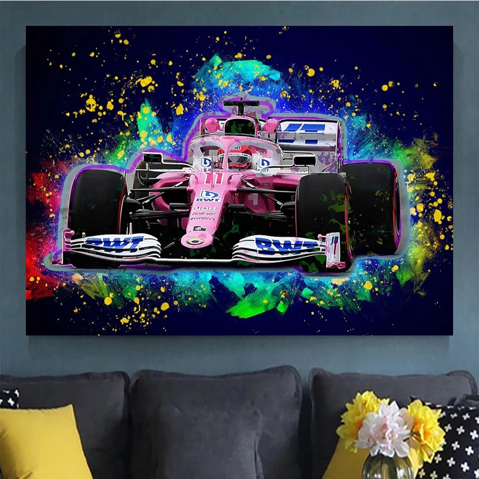 

Постер гоночного автомобиля, алмазная живопись F1 формула макларена, чемпион мира, вышивка крестиком, Алмазная мозаика, вышивка Стразы X560