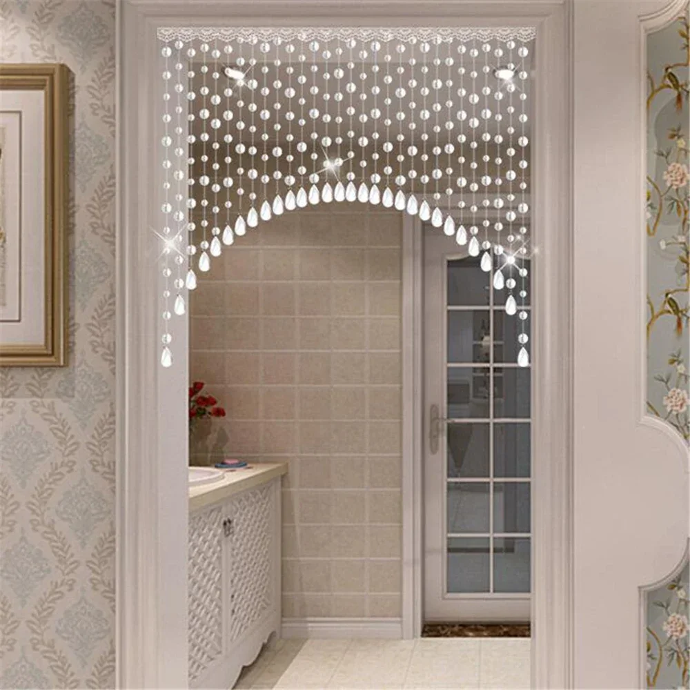

Crystal Glass Bead Curtain Living Room Bedroom Window Door Blinds On Windows Estores