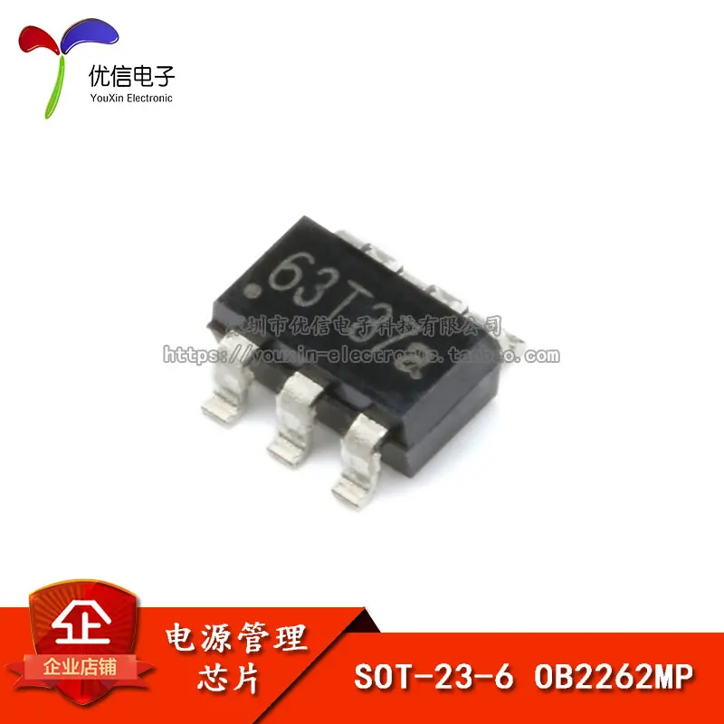 

Chip OB2262 silk screen 62B21 SOT-23-6 power manager IC chip
