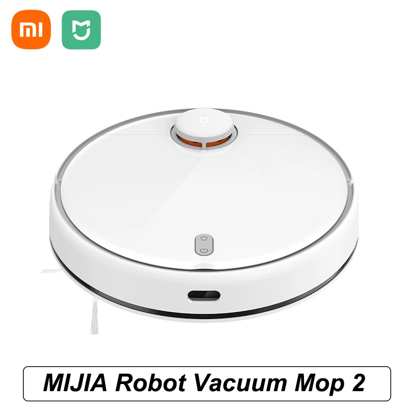 

XIAOMI MIJIA Robot Vacuum Mop 2 Sweeping Cleaner Washing Vibration Mopping 2800PA Cyclone Suction 99.9% Antibacterial Smart