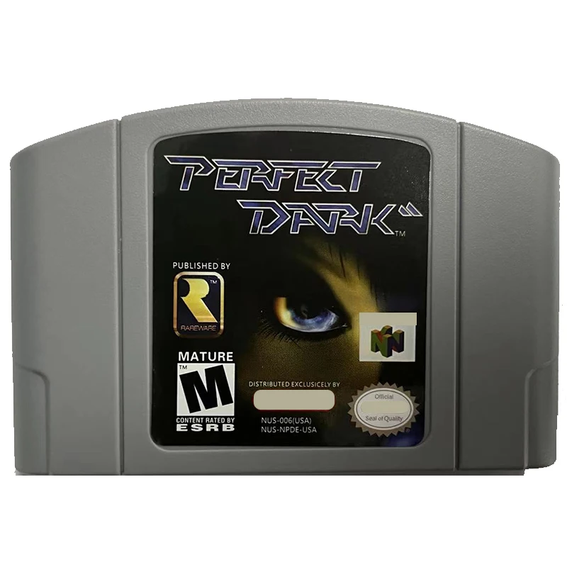 

Perfect Dark N64 Game Card Series American Version Japanese Cartoon Card Boutique Toys and Gifts