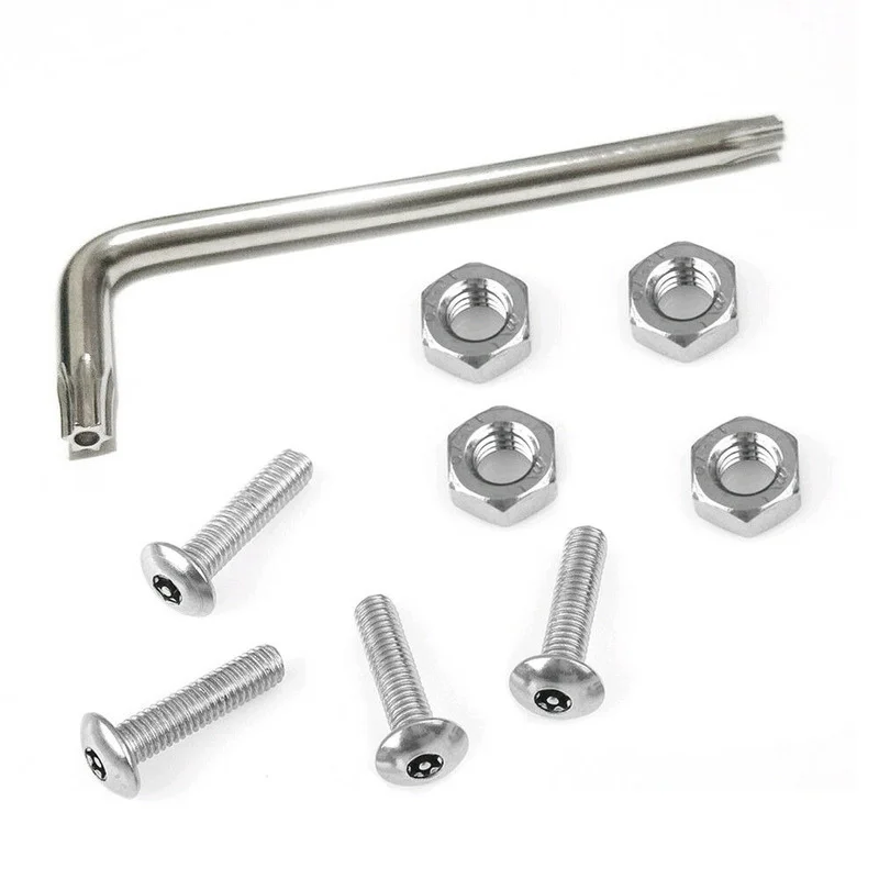 Набор противоугонных винтов и гаек 4 шт. автомобильные противоугонные винты для