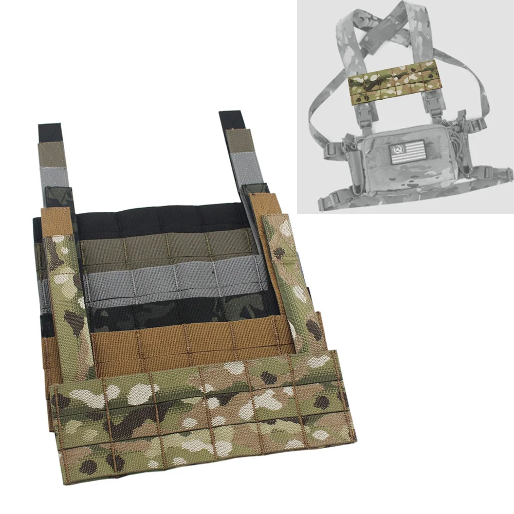 Фото Tactical Chest Rig MOLLE Expansion Plate EUD Bridge Molle Panel For Hunting Airsoft D3CRM D3CRX Vest Accessories №1