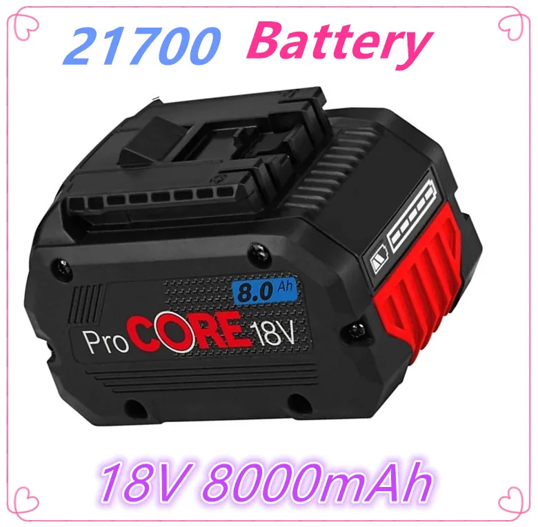 

Sistema sem fio werkzeuge bat609 bat618 gba18v80 8000 zelle 18 в 21700 мАч procore er400 батарея для bosch 18 в