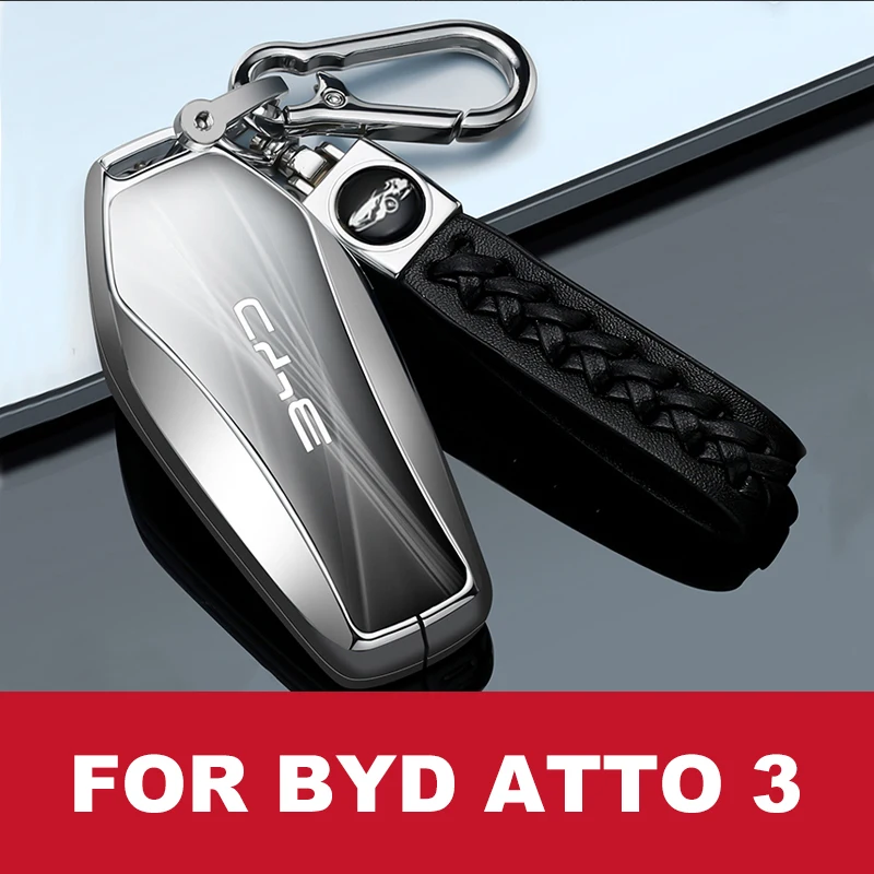 

Для Byd Atto 3 2022 2023 металлическая оболочка для ключей Модифицированная оболочка для ключей