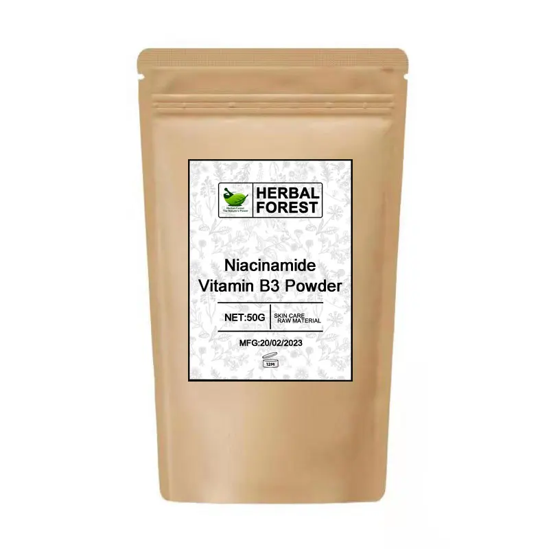 

100% Niacinamide Vitamin B3 Powder Whitening Brightening Improve Dullness and Reduce Pores DIY Skin Care Raw Material