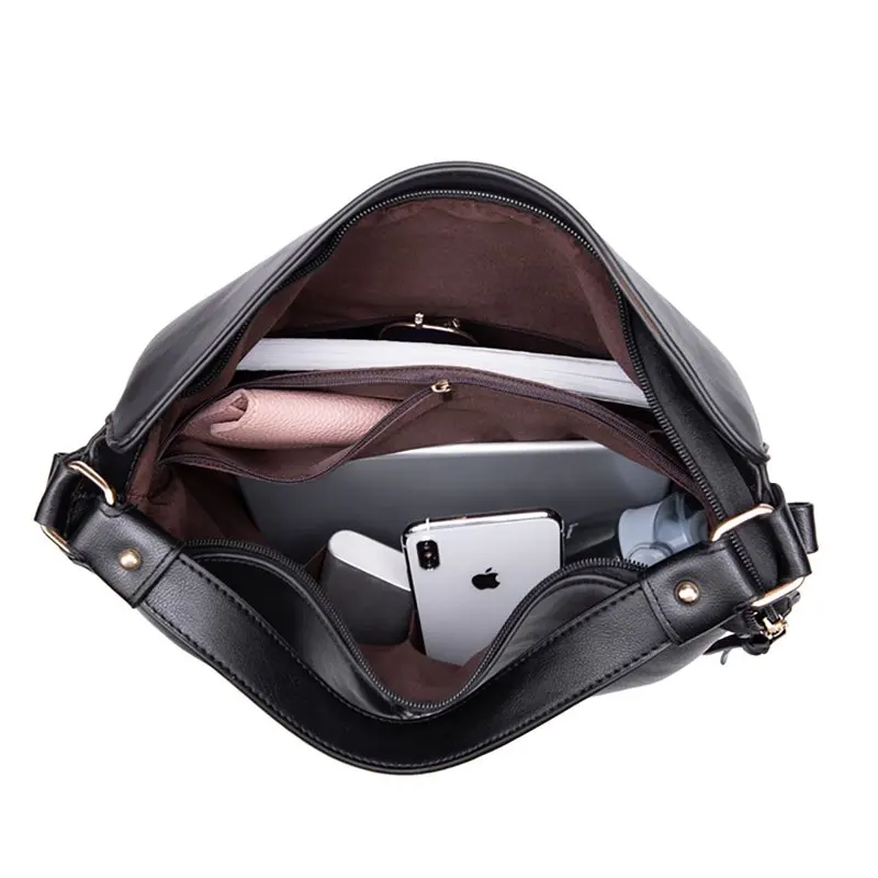 Faux  Hobo Handbags for Women Large Designer Bucket Purse