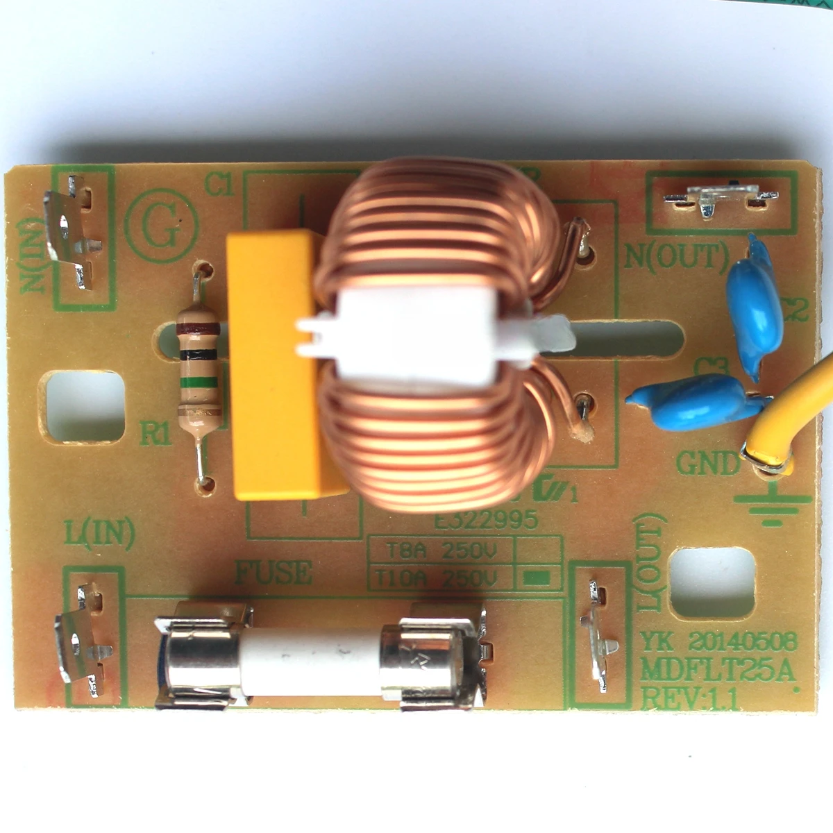 

Подходит для микроволновой печи Midea M1-L213C, защитная плата фильтра питания MDFLT25A