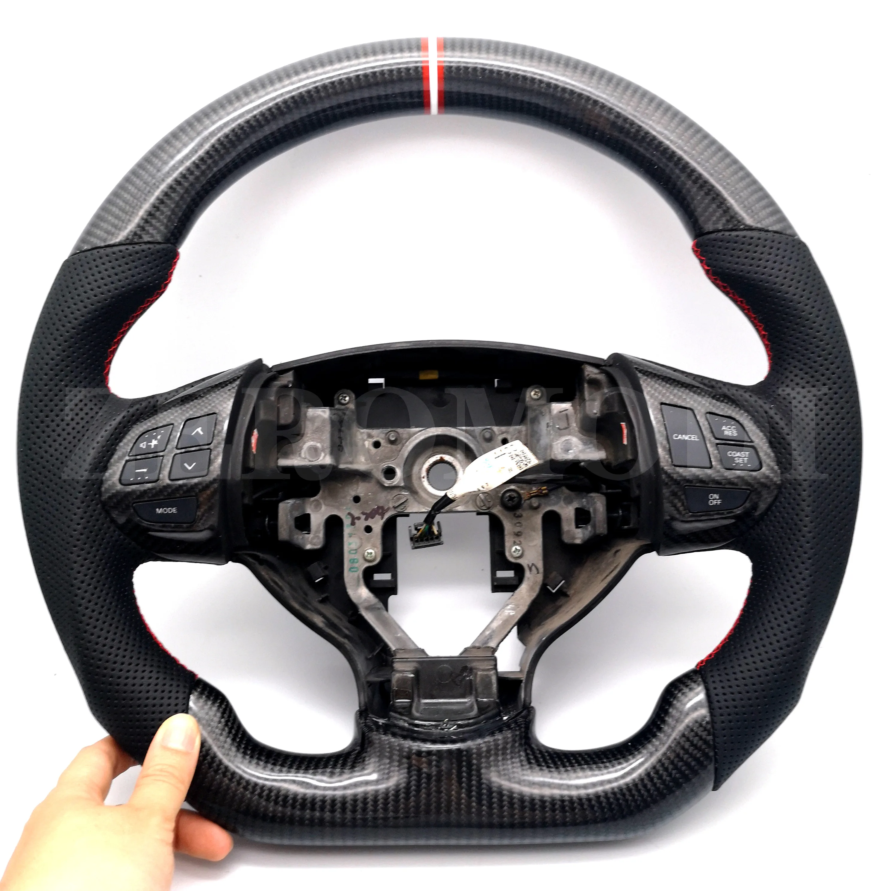 

100% Real Carbon Fiber Steering Wheel for Mitsubishi Outlander L200 Sportero Triton 2006-2011