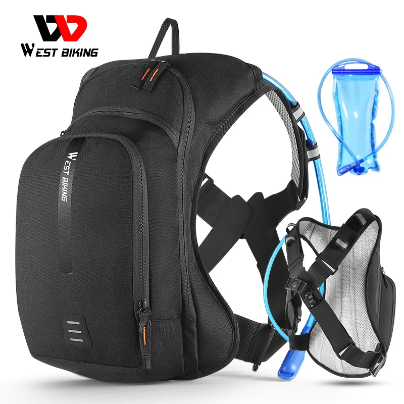 WEST BIKING 10L Bicycle Bags Ergonomic Adjustable Portable MTB Cycling Water Bag Climbing Pouch Outdoor Sport Hydration Backpack
