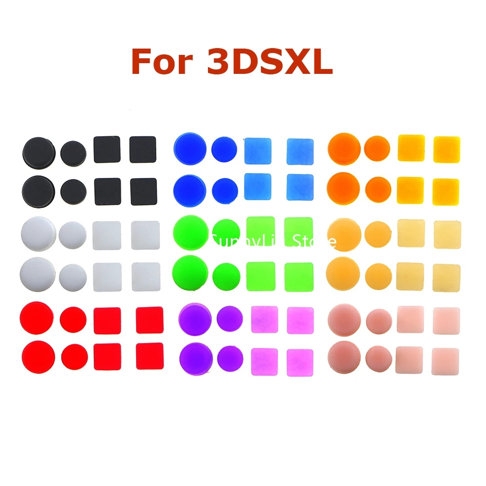 Передняя задняя крышка корпуса винтовых ножек для 3DSLL/3DSXL винтовые резиновые