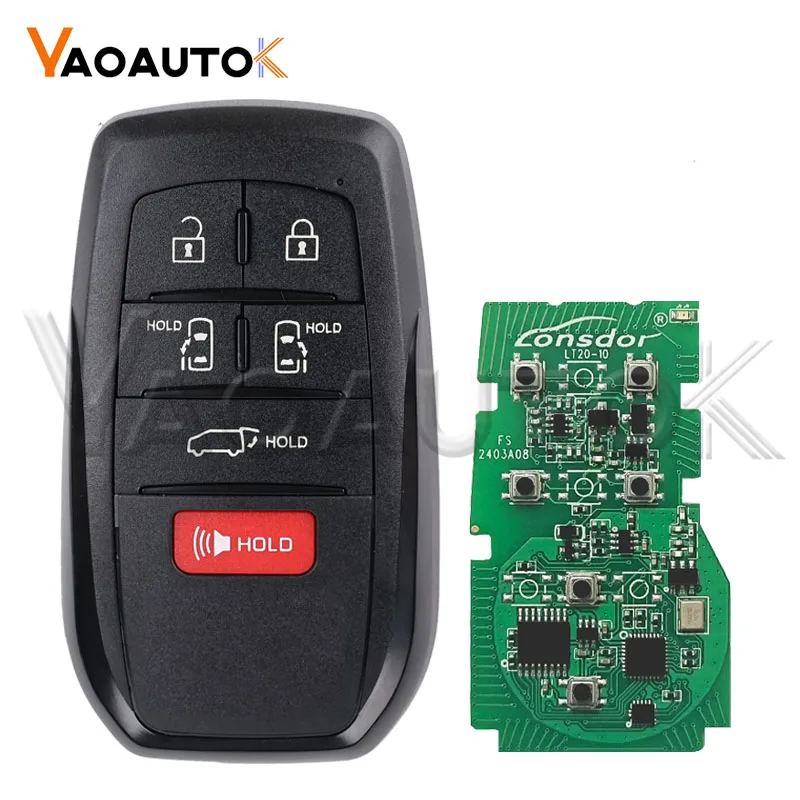 

Lonsdor для Toyota Sienna Venza Tacoma Tundra 2021-2024 BZ4X Keyless Go Smart Key 8A Чип Поддержка поколения K518 K518ISE KH100+