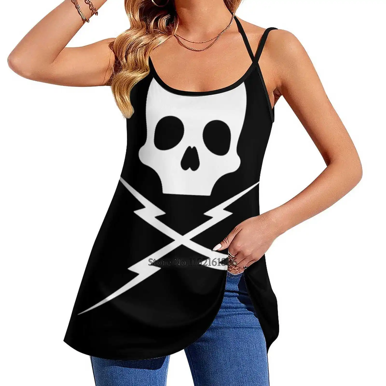 

Женская летняя майка с изображением черепа, Повседневная пляжная майка без рукавов, винтажные топы, Тарантино, Квентин, Тарантино Death