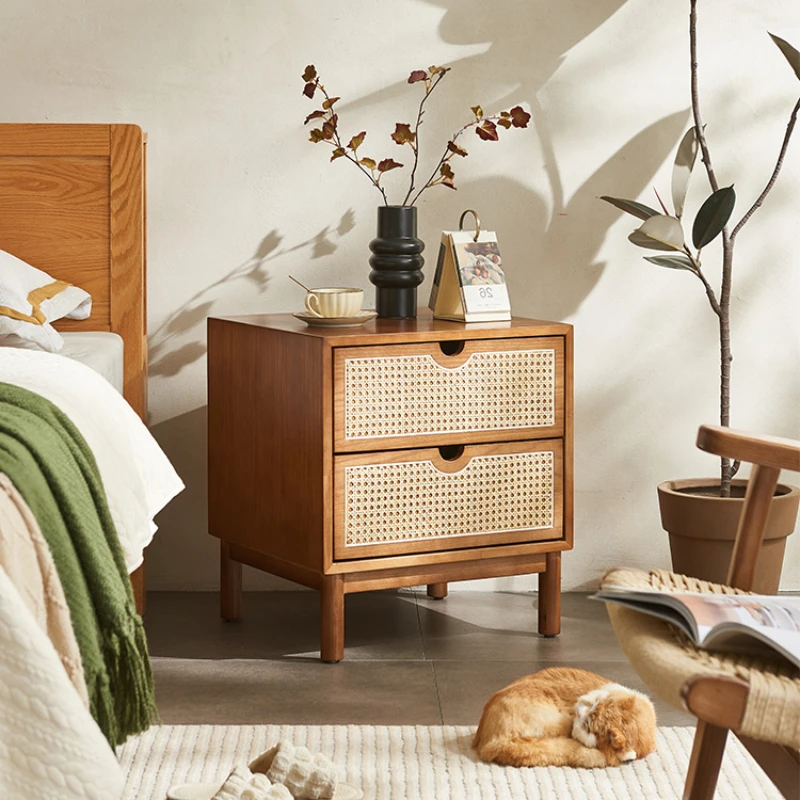 Узкий прикроватный столик шкафчик для хранения ночные столики спальные шкафы