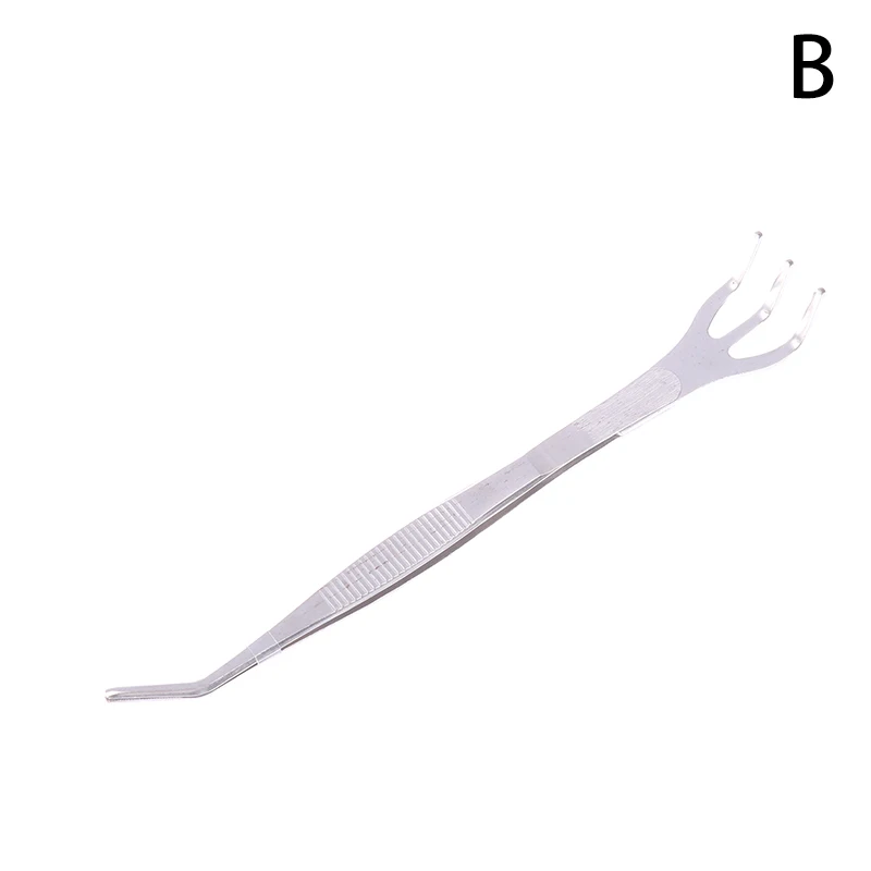 

Грабли корневые из нержавеющей стали 304 с щипцами бонсай и эргономичной ручкой, 1 шт.