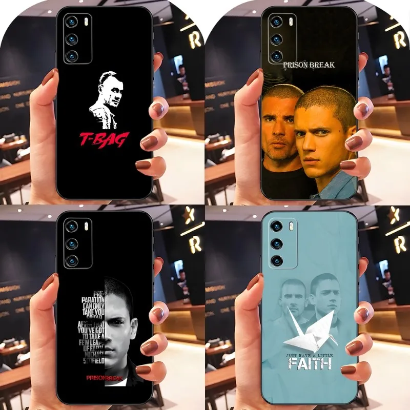 

Prison Break Phone Case For Huawei P40 P50Pro P50 P30 P20 P10 P9 Pro Plus P8 Psmart Z 2022 Nova 8I 8PRO 8SE Cover