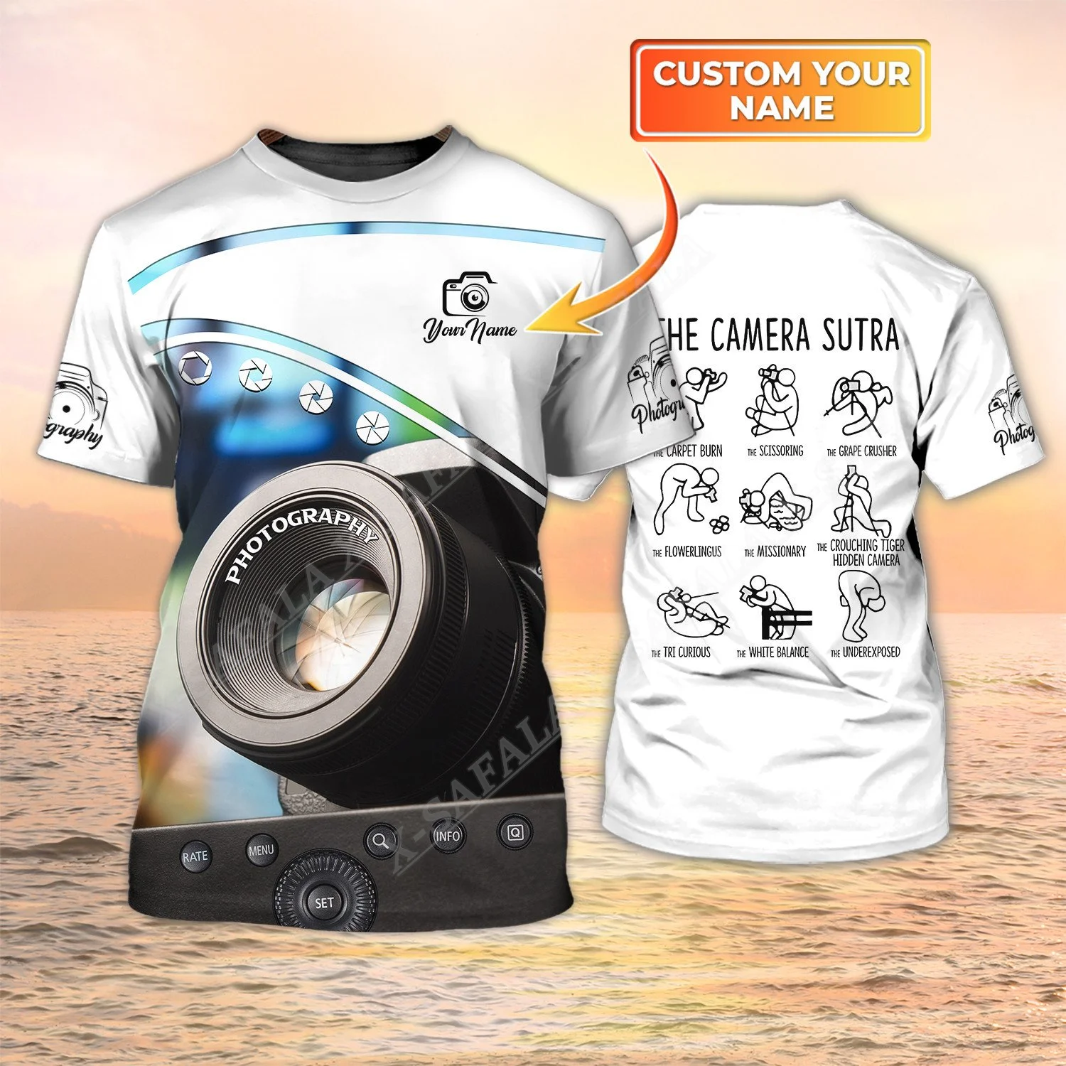 

Gift To Photographer Club Uniform Camera 3D Print Men Woman T-Shirt Top Tee Short Sleeve Casual Milk Fiber Breathable Tracksuits