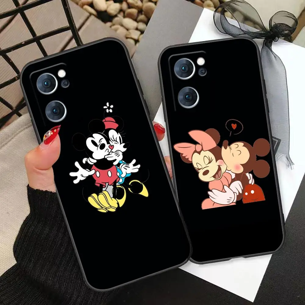 

Mickey Cute Minnie Mouse Phone Case For OPPO RENO 7 8 6 5 4 3 2 2F Funda Coque 10 PRO PLUS 4G FIND X2 X3 X5 5G Case Capa Para