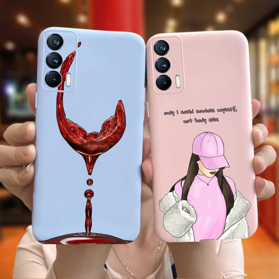 Чехол для Realme V15, чехол для Realme V15 5G, чехол ярких цветов, мягкий силиконовый чехол для телефона из ТПУ для RealmeV15 V 15 2021, Модный чехол s